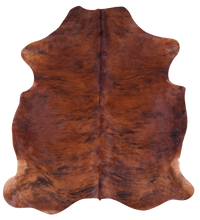 Thumbnail for Brown Natural Cowhide Rug - Large 6'10