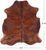 Brown Natural Cowhide Rug - Large 6'10"H x 6'2"W