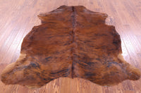 Thumbnail for Brown Natural Cowhide Rug - Large 6'10