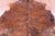 Brown Natural Cowhide Rug - Large 6'10"H x 6'2"W