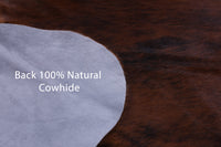 Thumbnail for Brown Natural Cowhide Rug - Large 6'10