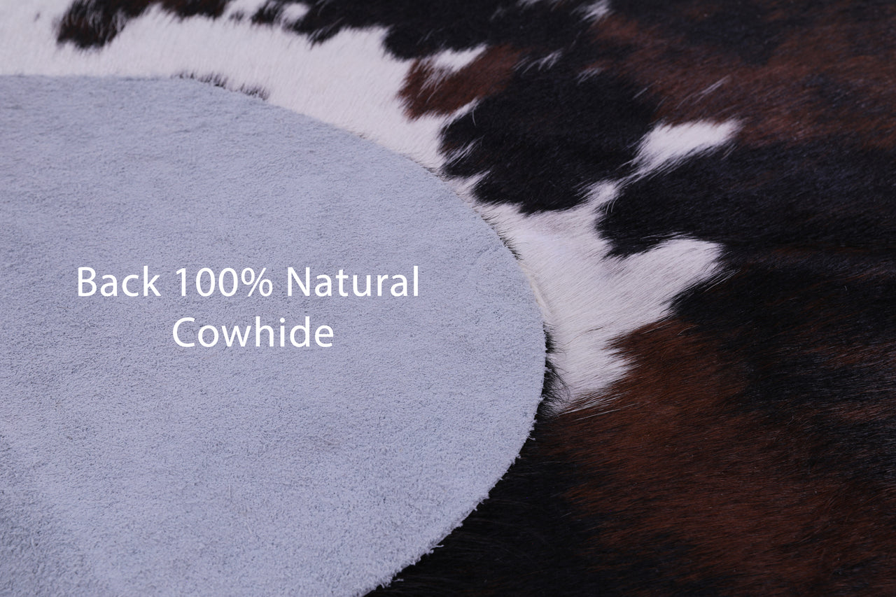 Brindle Natural Cowhide Rug - XLarge 7'5"H x 6'8"W