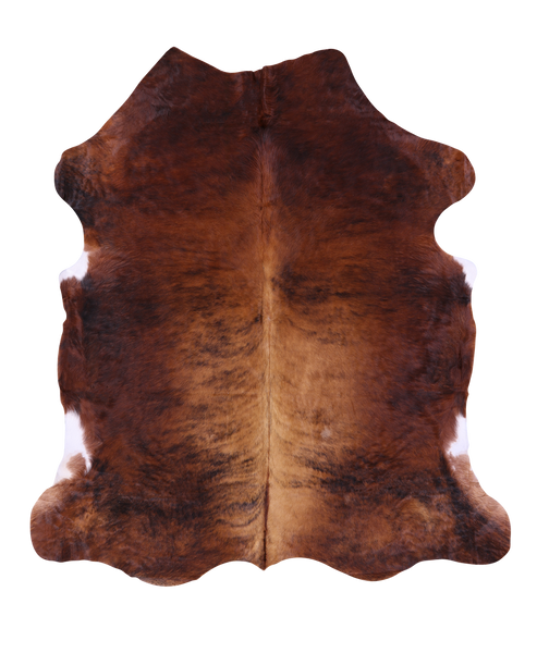 Brown Natural Cowhide Rug - XLarge 7'6"H x 6'7"W