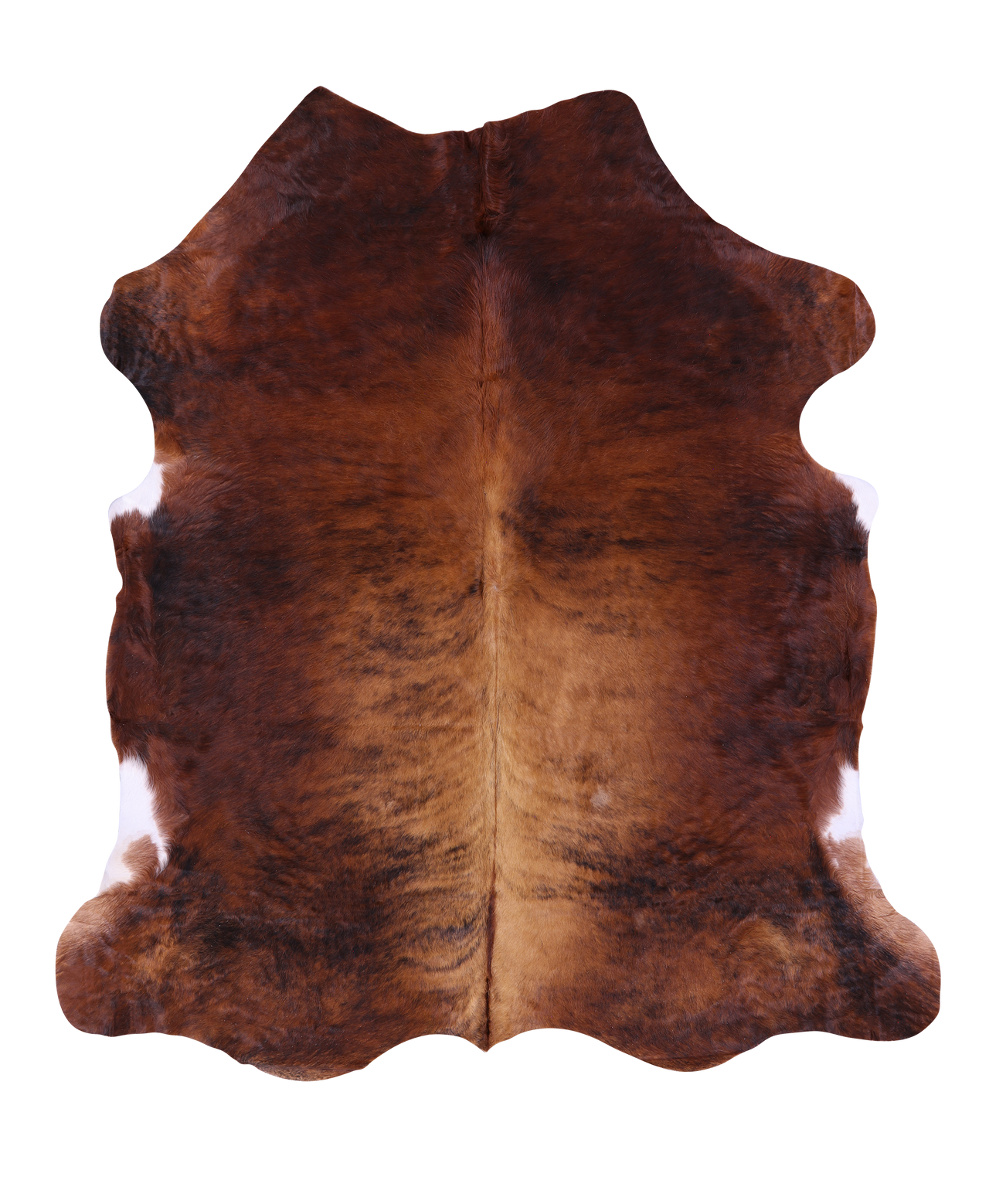 Brown Natural Cowhide Rug - XLarge 7'6"H x 6'7"W