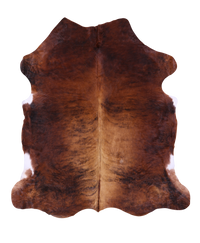 Thumbnail for Brown Natural Cowhide Rug - XLarge 7'6