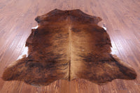 Thumbnail for Brown Natural Cowhide Rug - XLarge 7'6