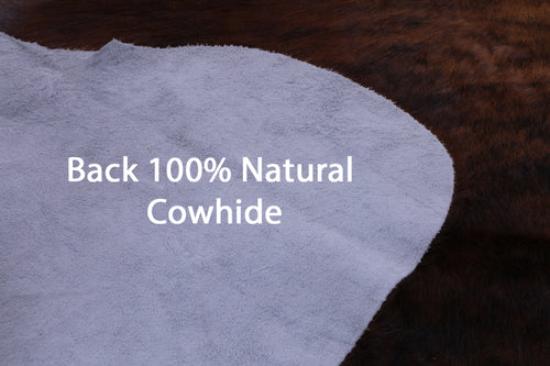 Brown Natural Cowhide Rug - X-Large 7'6