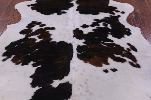 Tricolor Natural Cowhide Rug - Large 6'7