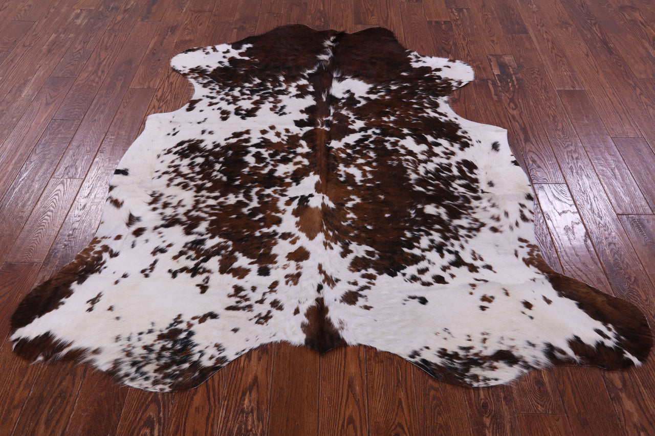 Salt & Pepper Natural Cowhide Rug - Large 6'6"H x 6'1"W