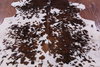 Thumbnail for Salt & Pepper Natural Cowhide Rug - Large 6'6