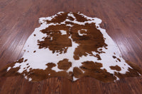 Thumbnail for Brown & White Natural Cowhide Rug - XLarge 7'0