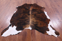 Thumbnail for Brindle Natural Cowhide Rug - Large 6'5