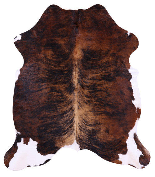 Brindle Natural Cowhide Rug - Large 6'5