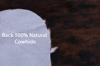 Thumbnail for Tricolor Natural Cowhide Rug - Large 6'5