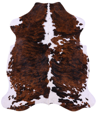 Thumbnail for Tricolor Natural Cowhide Rug - XLarge 7'1