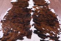 Thumbnail for Tricolor Natural Cowhide Rug - XLarge 7'1