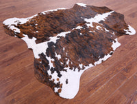 Thumbnail for Tricolor Natural Cowhide Rug - XLarge 7'1