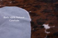 Thumbnail for Tricolor Natural Cowhide Rug - XLarge 7'1