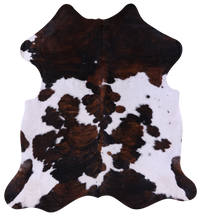 Thumbnail for Tricolor Natural Cowhide Rug - XLarge 7'4