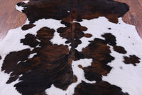 Thumbnail for Tricolor Natural Cowhide Rug - XLarge 7'4