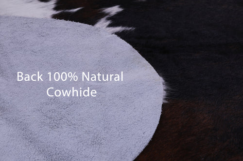 Tricolor Natural Cowhide Rug - X-Large 7'4