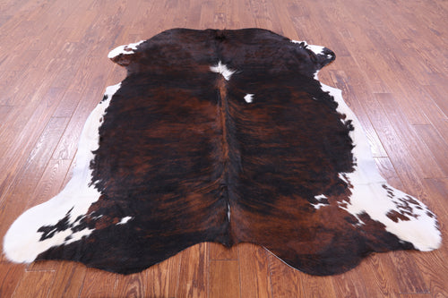 Dark Brindle Natural Cowhide Rug - X-Large 7'4