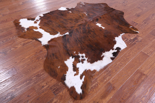 Tricolor Natural Cowhide Rug - Large 6'10