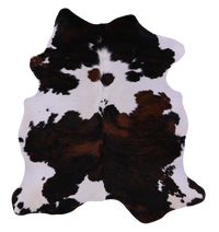 Thumbnail for Tricolor Natural Cowhide Rug - Large 6'7