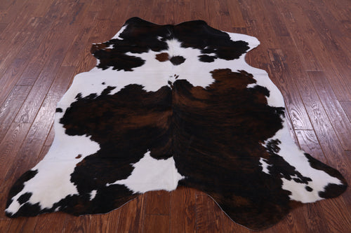 Tricolor Natural Cowhide Rug - Large 6'7