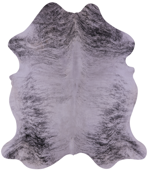 Grey Brindle Natural Cowhide Rug - XXLarge 8'0