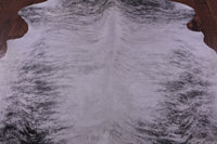 Thumbnail for White Brindle Natural Cowhide Rug - XXLarge 8'0