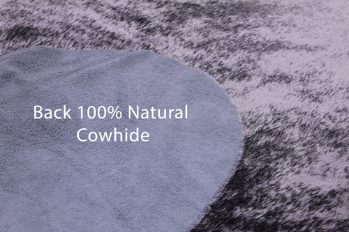 Grey Brindle Natural Cowhide Rug - XXLarge 8'0