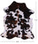 Tricolor Natural Cowhide Rug - X-Large 7'8"H x 6'6"W