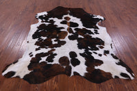 Thumbnail for Tricolor Natural Cowhide Rug - XLarge 7'8