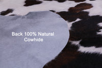 Thumbnail for Tricolor Natural Cowhide Rug - XLarge 7'8