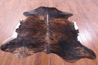 Thumbnail for Brindle Natural Cowhide Rug - XLarge 7'2