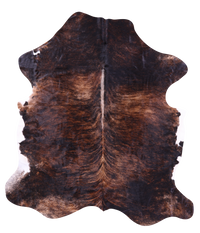 Thumbnail for Brindle Natural Cowhide Rug - XLarge 7'2