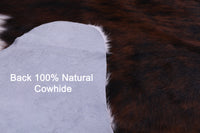 Thumbnail for Tricolor Natural Cowhide Rug - XLarge 7'0