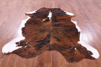 Thumbnail for Brindle Natural Cowhide Rug - XLarge 7'0