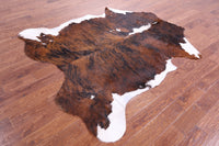 Thumbnail for Brindle Natural Cowhide Rug - XLarge 7'0