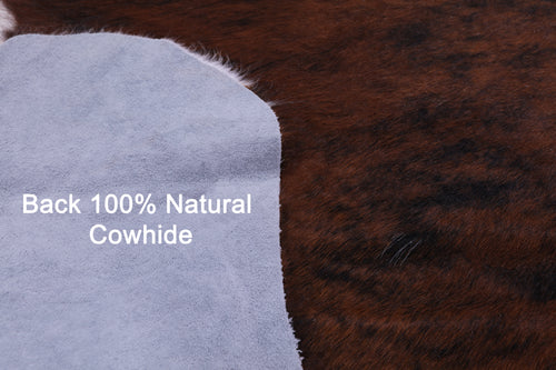 Brindle Natural Cowhide Rug - X-Large 7'0