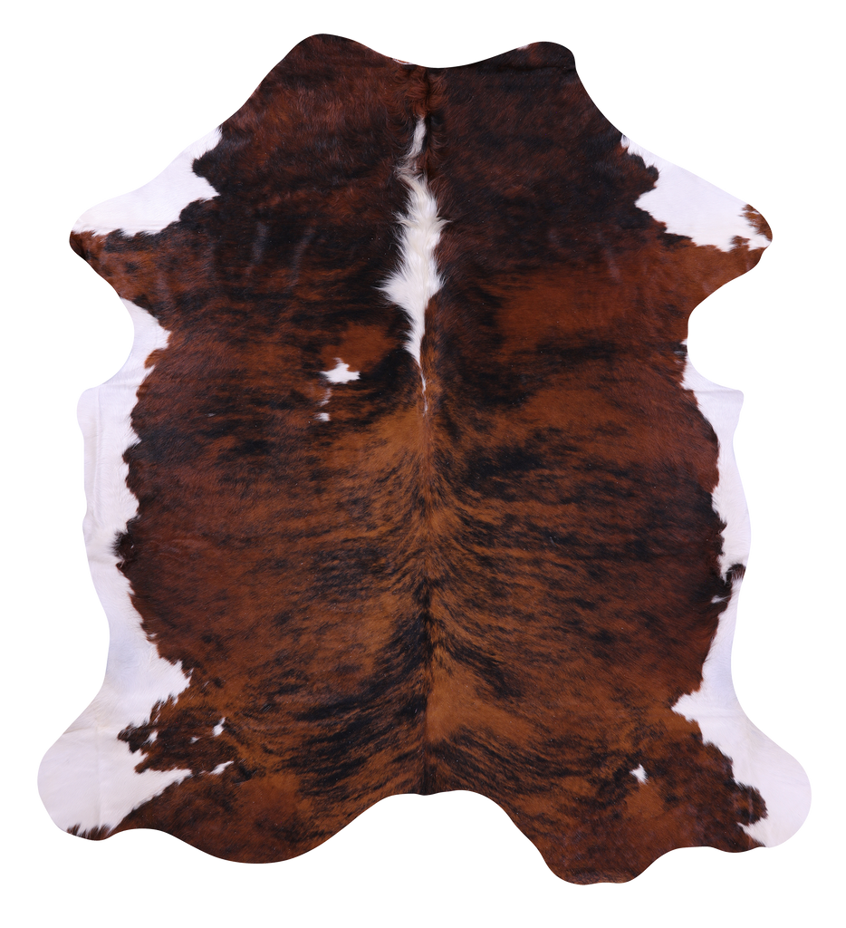Brindle Natural Cowhide Rug - X-Large 7'0"H x 6'6"W