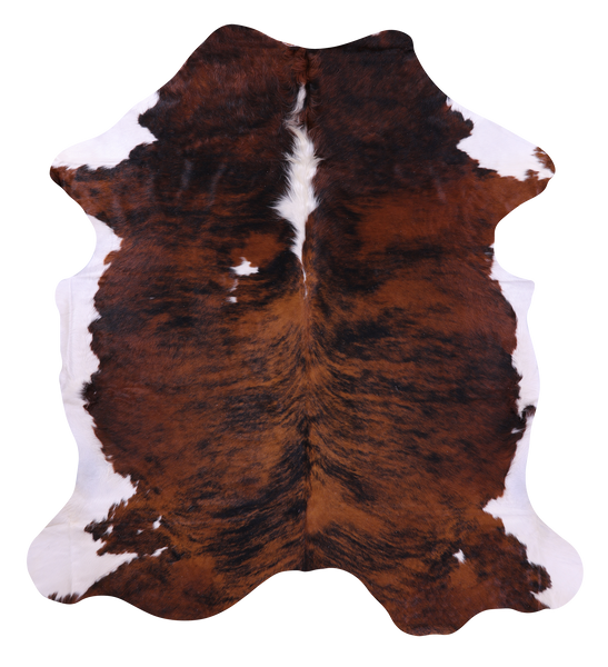 Brindle Natural Cowhide Rug - XLarge 7'0"H x 6'6"W