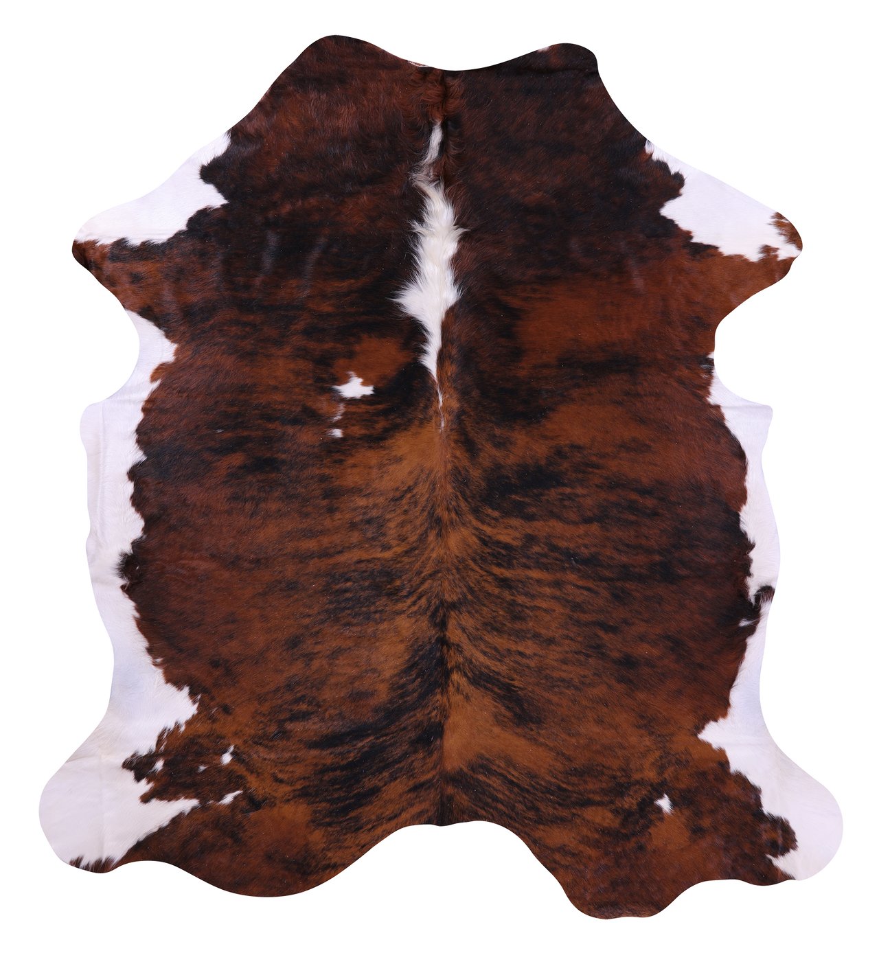 Brindle Natural Cowhide Rug - XLarge 7'0"H x 6'6"W