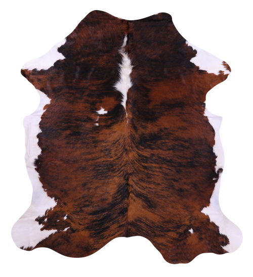 Brindle Natural Cowhide Rug - X-Large 7'0