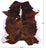 Brindle Natural Cowhide Rug - XLarge 7'0"H x 6'6"W