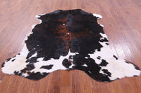 Thumbnail for Tricolor Natural Cowhide Rug - XLarge 7'0