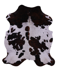 Thumbnail for Tricolor Natural Cowhide Rug - Large 6'11