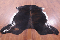 Thumbnail for Tricolor Natural Cowhide Rug - Large 6'6