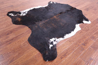 Thumbnail for Tricolor Natural Cowhide Rug - Large 6'6